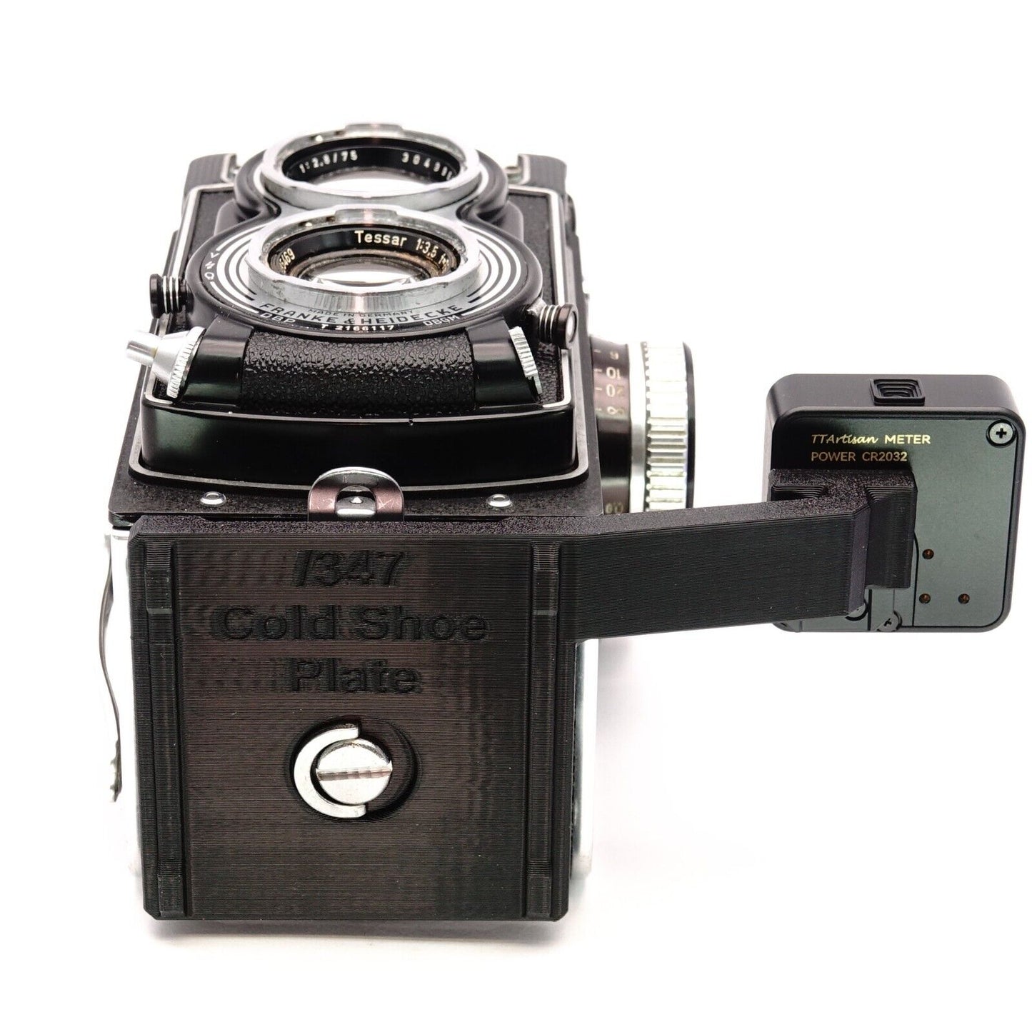 Cold Shoe Adapter for Rolleiflex 2.8F, 3.5F, Tele & Wide