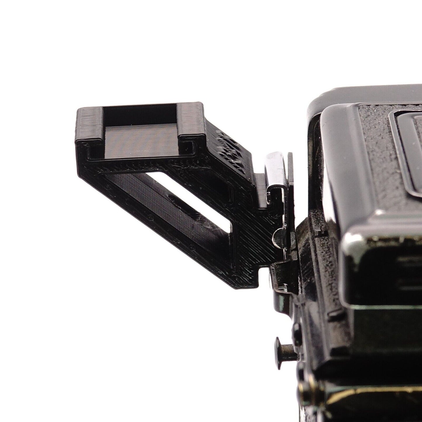 90° Cold Shoe Angle Adapter for Yashica Mat, Mamiya C330, RZ67 & Rolleiflex