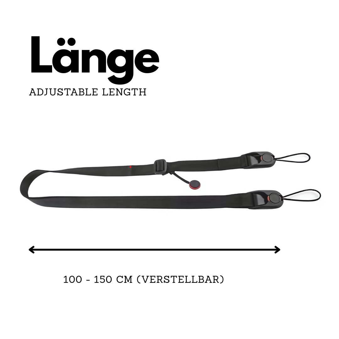 Sangle d'appareil photo avec fermeture rapide pour Canon AE-1, Nikon F3 & Olympus OM-1