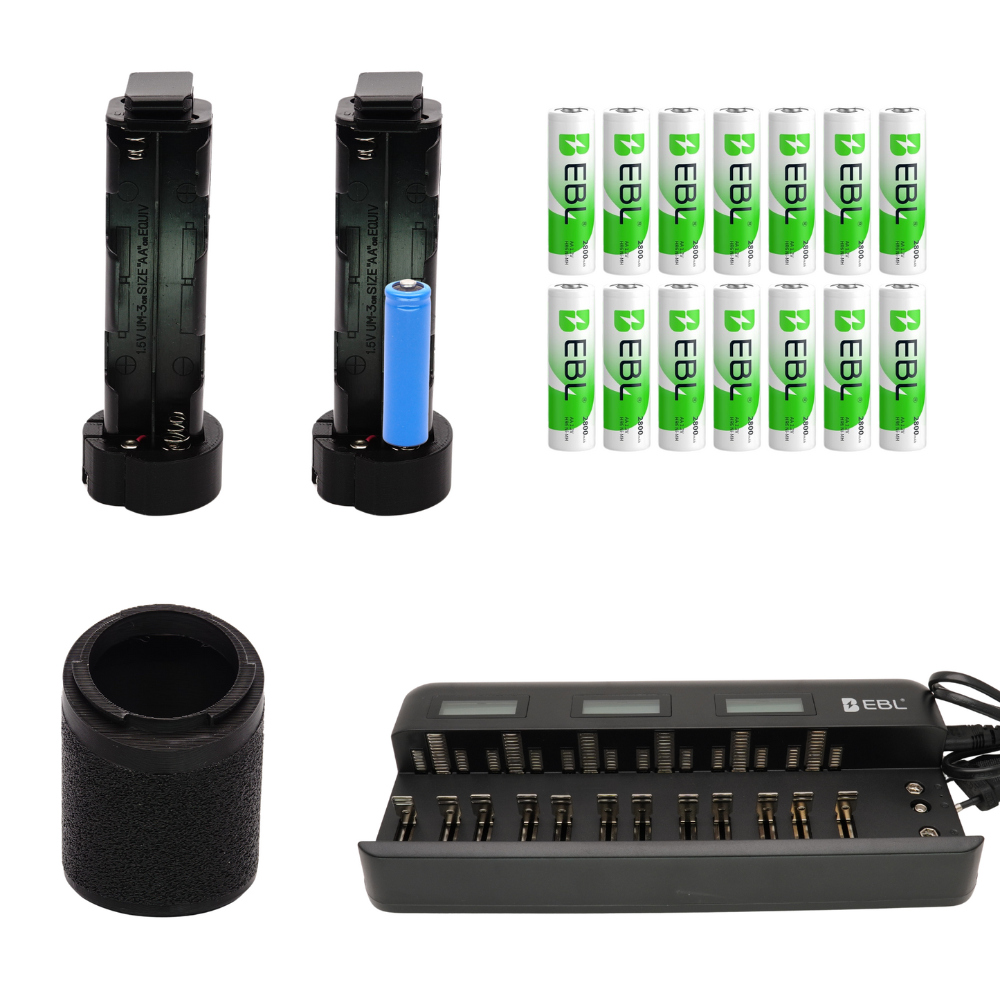 Batteriekorb 7x AA für Metz Mecablitz 76 MZ-5, 70 MZ-5, 50 MZ-5