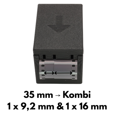 Film cutter 9.2mm for Minox 8x11 cameras (from 35mm/120/16mm)