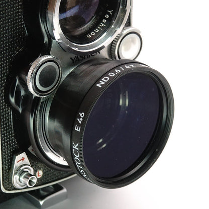 Gegenlichtblende Bay I & Filteradapter für Yashica Mat 124G, Rolleiflex T