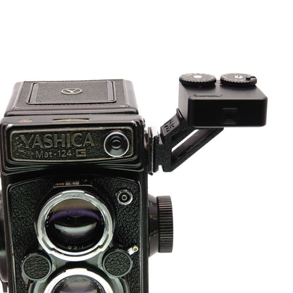 90° Cold Shoe Angle Adapter for Yashica Mat, Mamiya C330, RZ67 & Rolleiflex