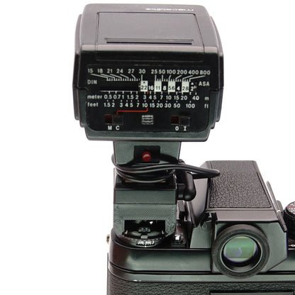 Flash adapter cold shoe with PC cable for Nikon F3, Canon F-1