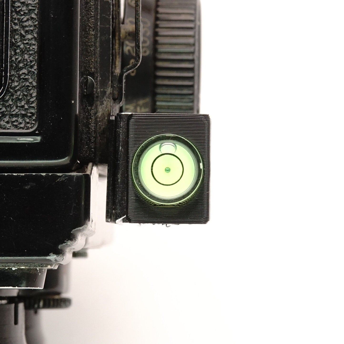 Nivel de burbuja de 90° para zapata lateral para Yashica Mat 124, Rolleiflex y Mamiya RB67