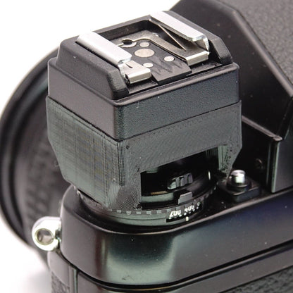 Flash adapter cold shoe with PC cable for Nikon F3, Canon F-1