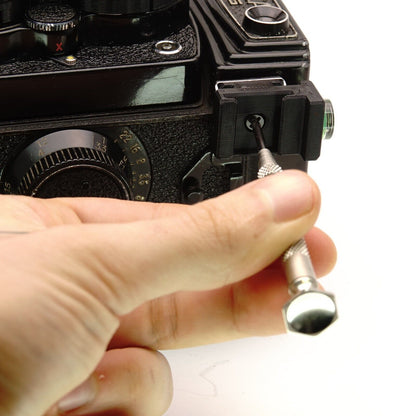 Nivel de burbuja de 90° para zapata lateral para Yashica Mat 124, Rolleiflex y Mamiya RB67