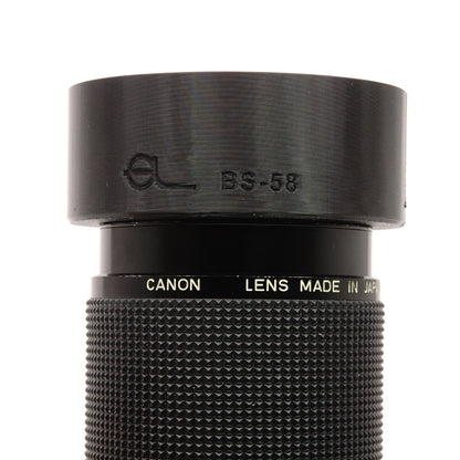 Pare-soleil BS-58 pour objectifs Canon FD 55mm f/1.2 / 50-135mm