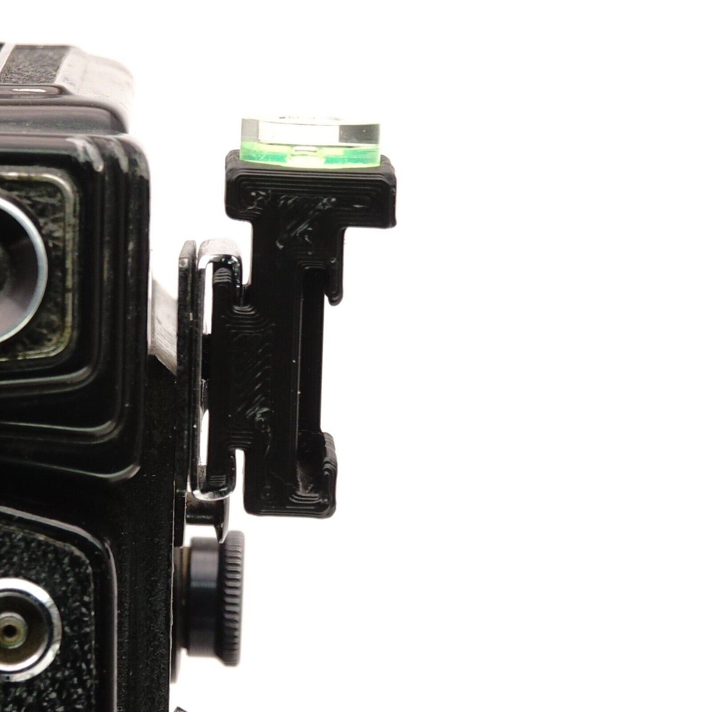 Nivel de burbuja de 90° para zapata lateral para Yashica Mat 124, Rolleiflex y Mamiya RB67