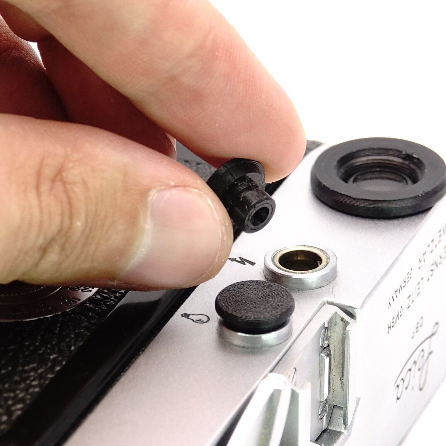 2x copertura per sincronizzazione PC per Leica M1, M2 & M3 & Leica MP