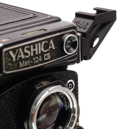 90° Cold Shoe Angle Adapter for Yashica Mat, Mamiya C330, RZ67 & Rolleiflex