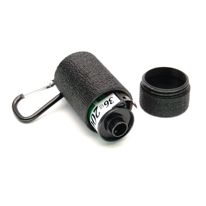 Llavero de bote de película de 35mm con mosquetón para Kodak, Fuji, Ilford y más