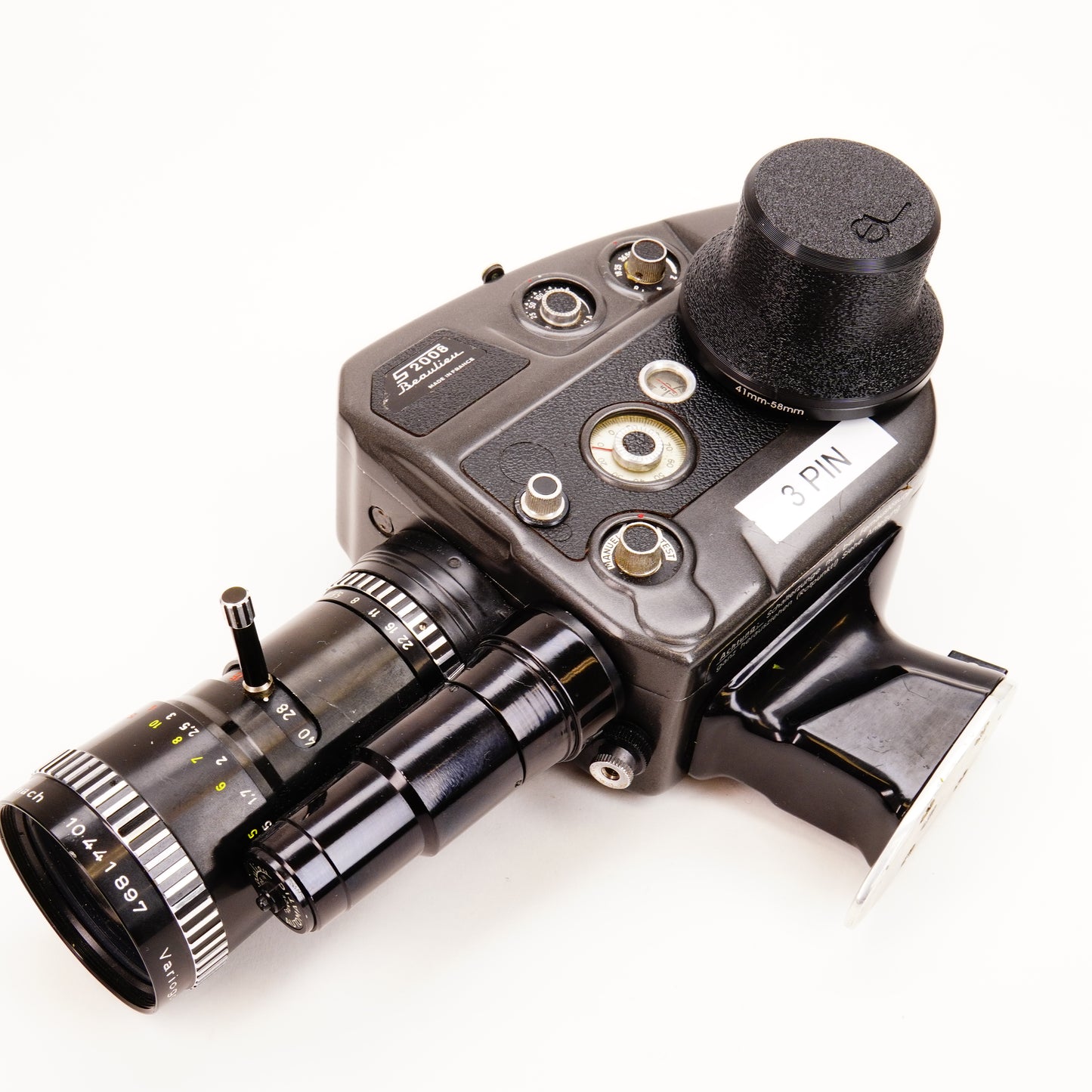 Adaptador de batería Beaulieu S2008 (3 pines) - 4x batería recargable AA