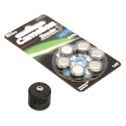 Adaptador de batería PX14 (2x 675 Zinc-Aire) para Nikon Zoom 8, Fujica P2 y Konica S