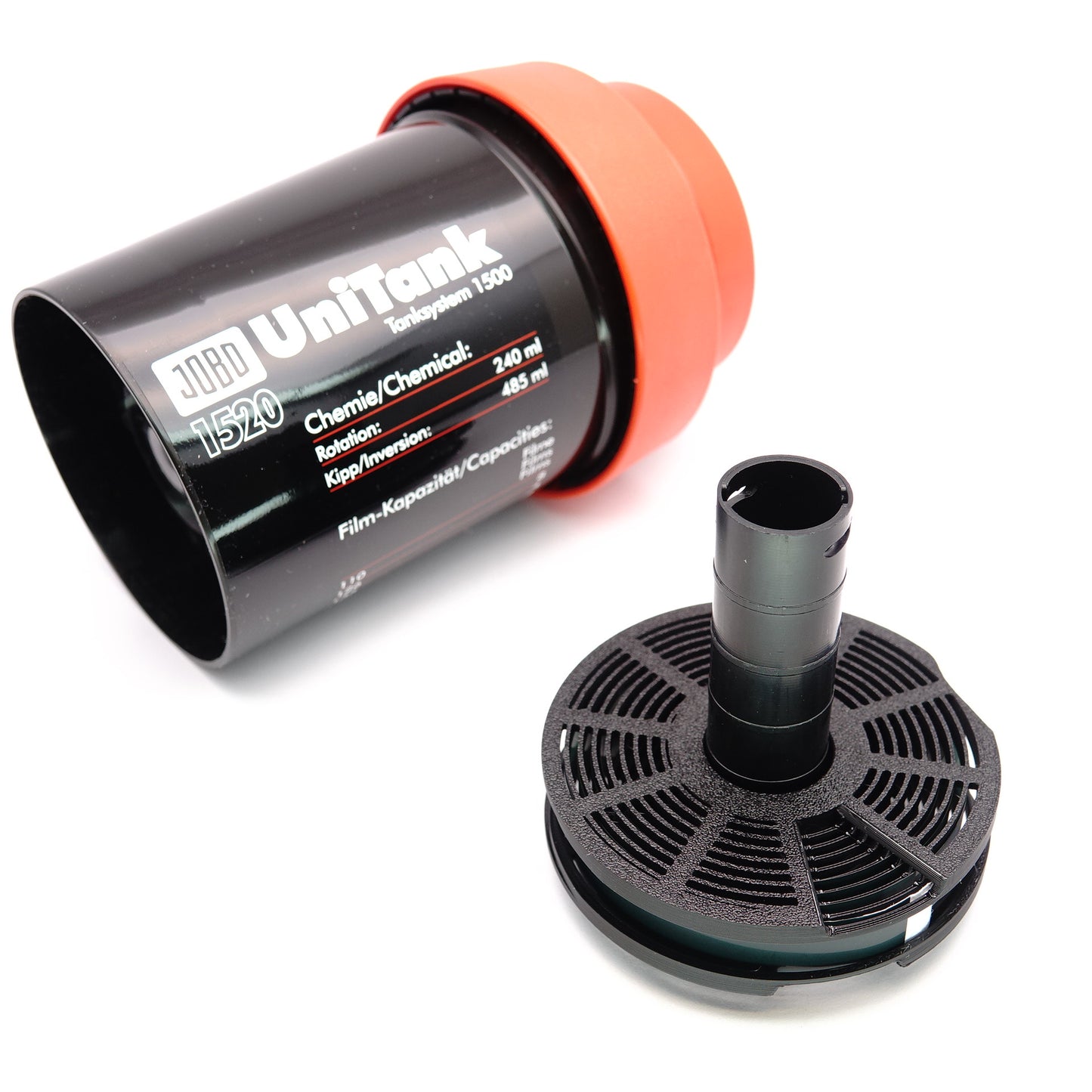 Bobina de revelado 110 / 16mm para Paterson, Jobo, tanques AP