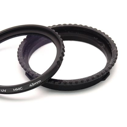 Filter adapter Bay III to 40.5mm / 43mm for Rolleiflex 2.8F & Tele