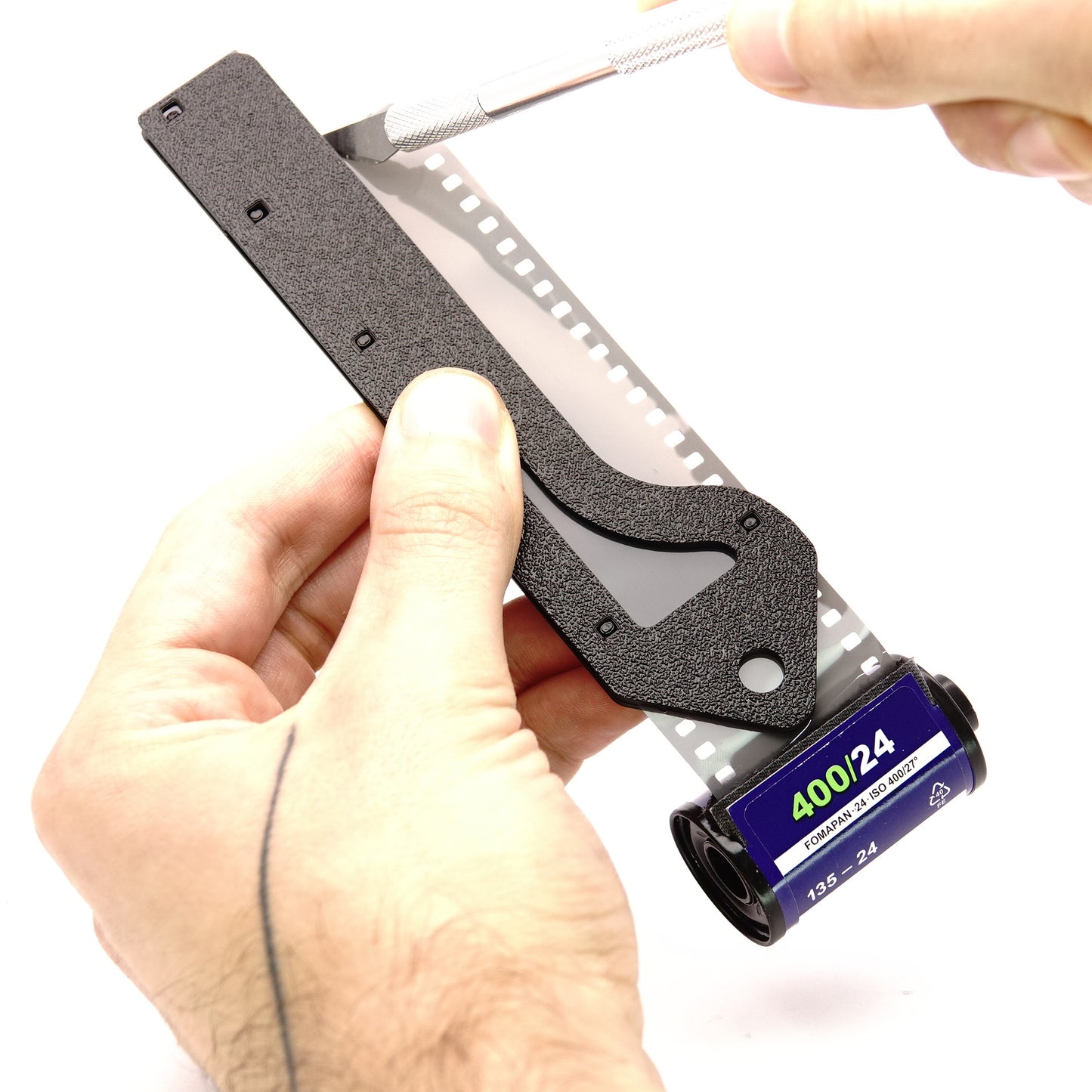 Film cutter ABLON template for Leica Barnack, IIIf, IIIg, Zorki