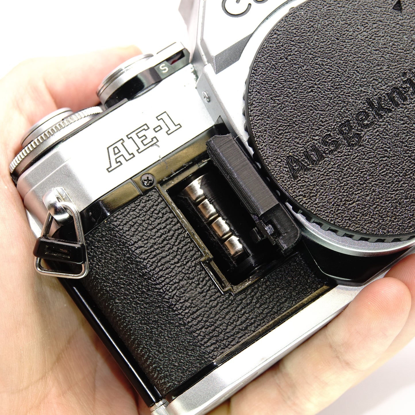 Batterieadapter (4x LR44 zu 4LR44/PX28) für Canon AE-1, A-1, Mamiya 645 & Pentax 67