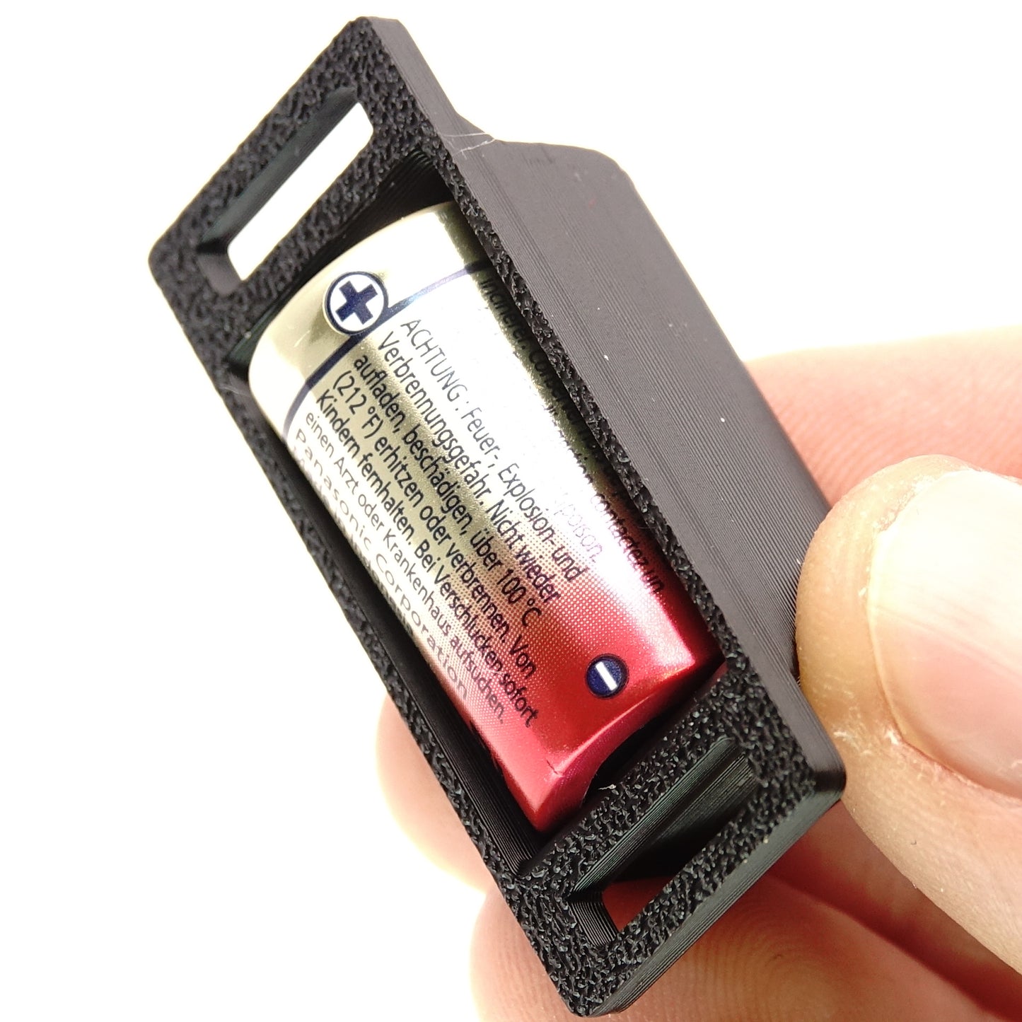 CR2 battery holder for camera strap for Pentax 17, Rollei 35 AF