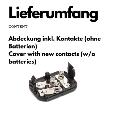 Battery compartment cover V2 Carbon-PETG for Minolta XM Motor, XK Motor