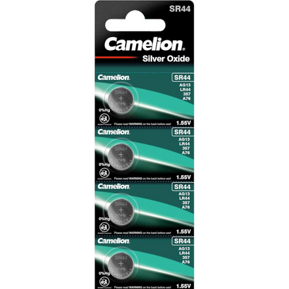 4x SR44 battery refill pack for battery adapter Minox, Rollei