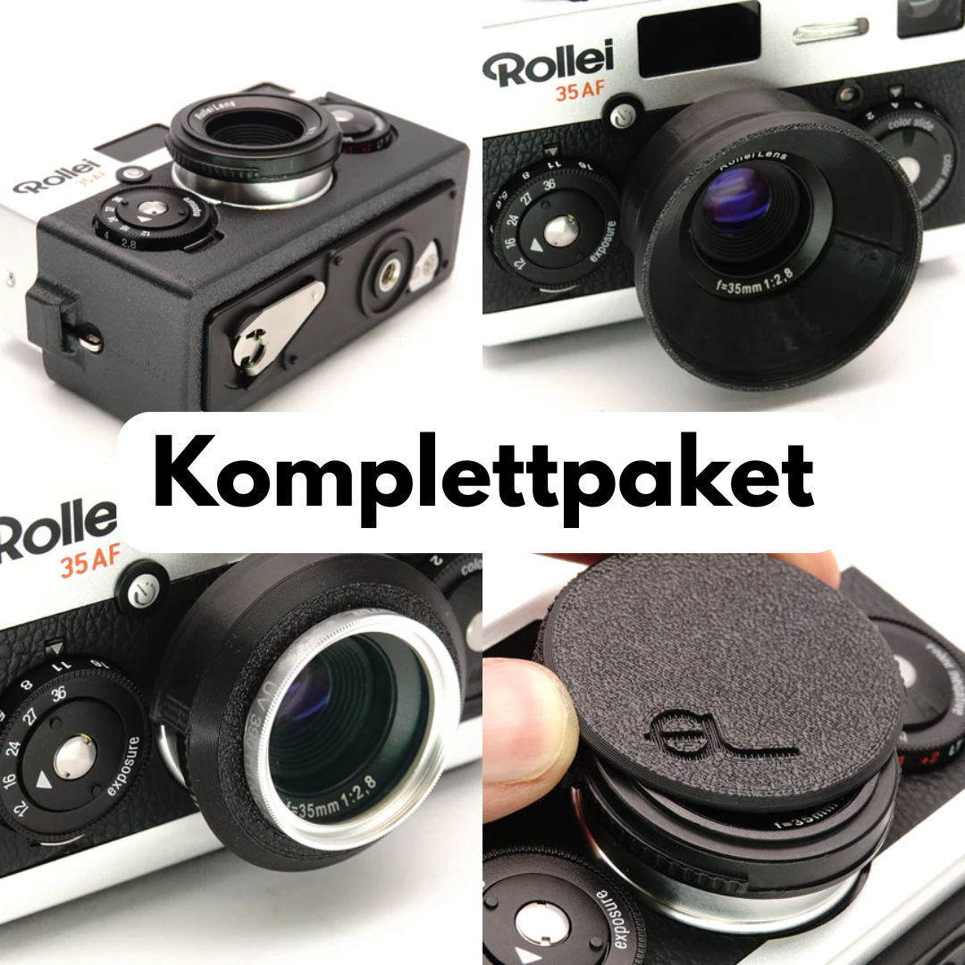 Accessories (Caps, Adapter, Shade, Case) for Rollei 35 AF