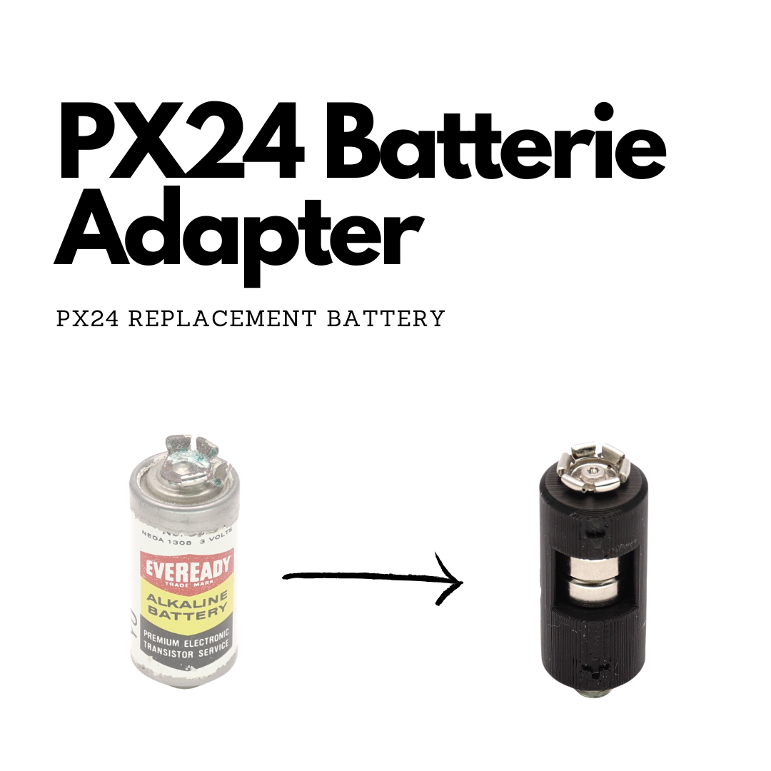 Adattatore batteria PX24 3V per Polaroid Automatic 103, 104, 210, 320