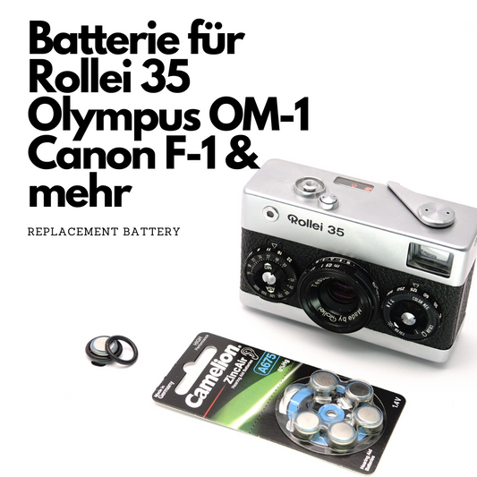 PX625 O-Ring Battery Adapter for Rollei 35, Olympus OM-1, Canon F-1 & Minolta SRT