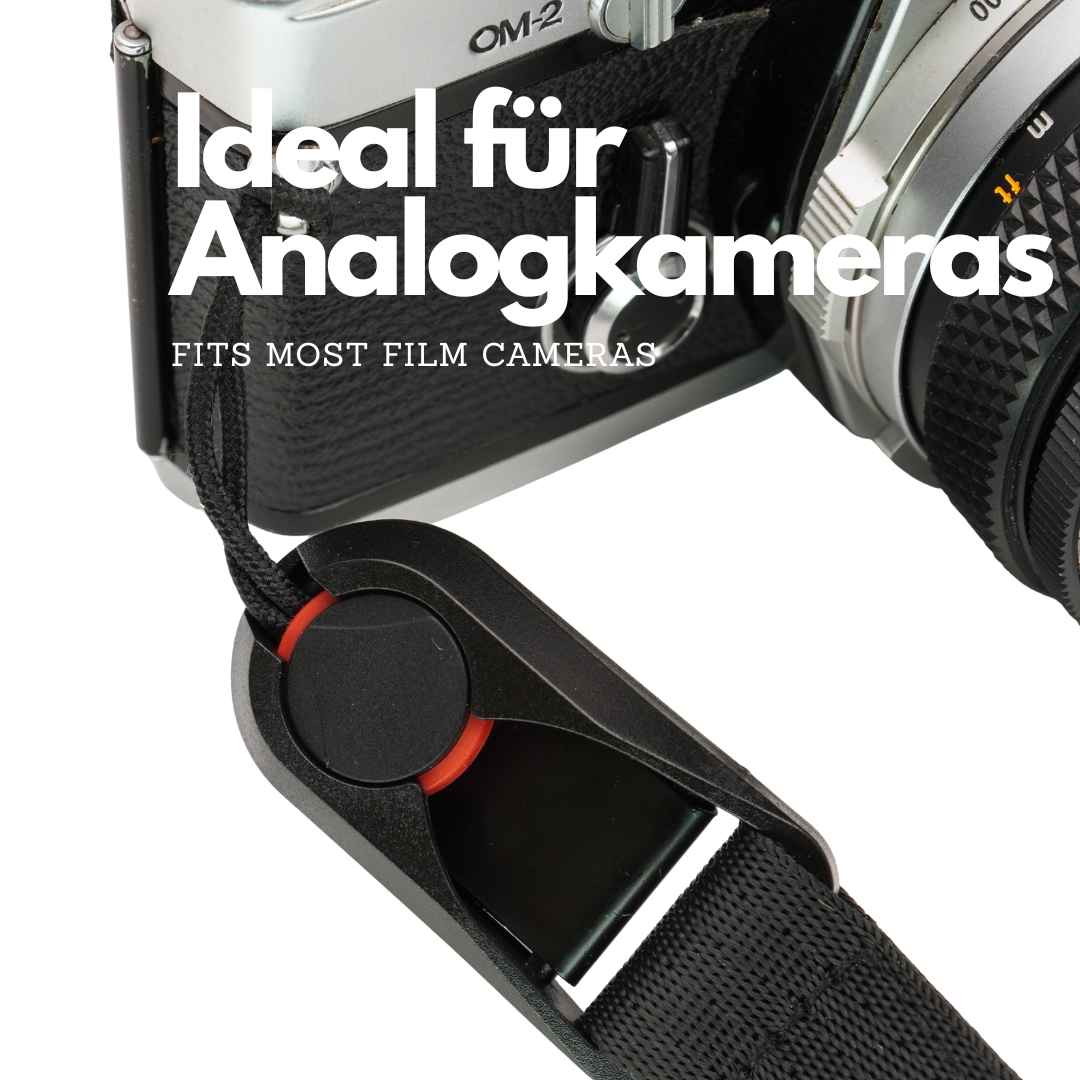Sangle d'appareil photo avec fermeture rapide pour Canon AE-1, Nikon F3 & Olympus OM-1