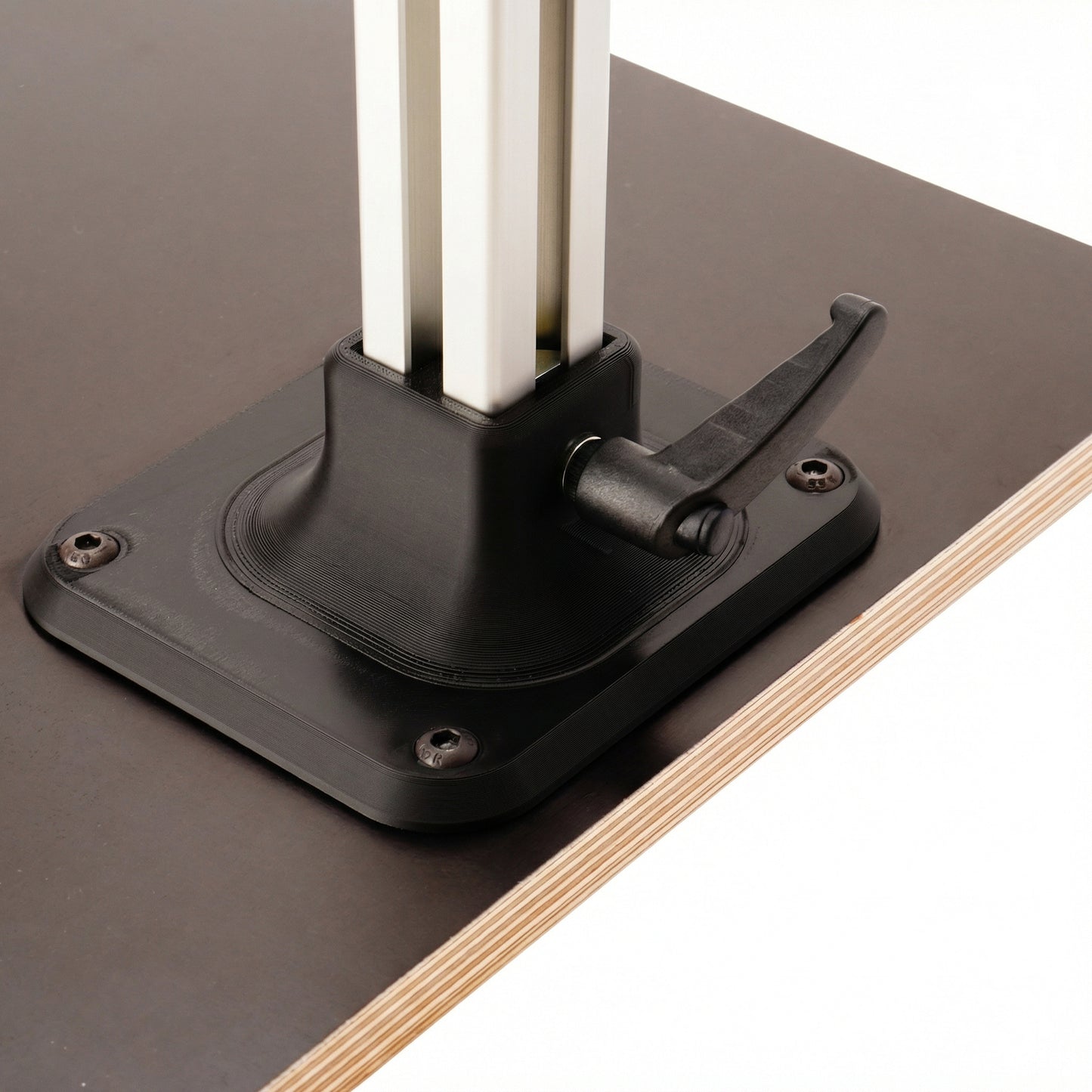 detail flansch mit schnellverschlusshebel