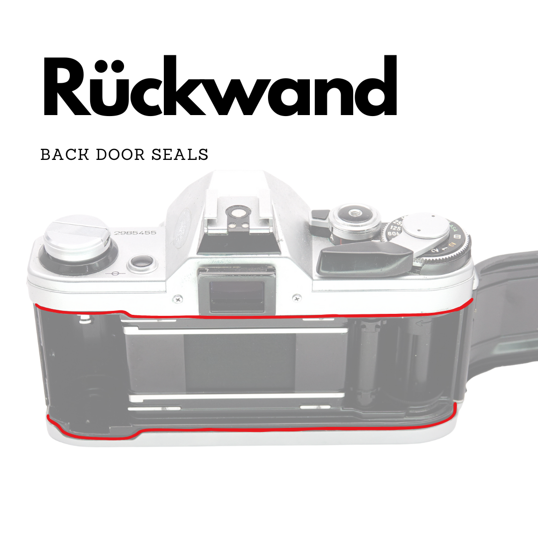 Universal light seal set with mirror damper for Canon, Nikon, Minolta & Olympus