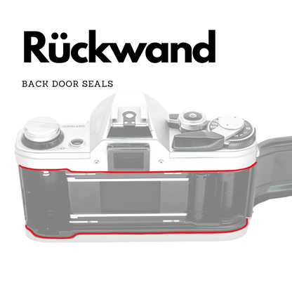 Universal light seal set with mirror damper for Canon, Nikon, Minolta & Olympus