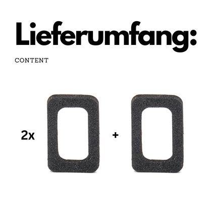 Light seal viewing window (set of 2) for Leica R, Contax G & Ricoh GR