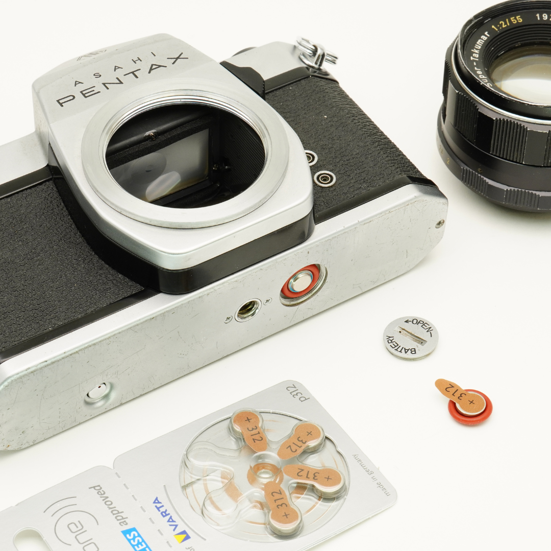 PX400 Batterie-Adapter Set für Pentax Spotmatic SP & Fujica ST