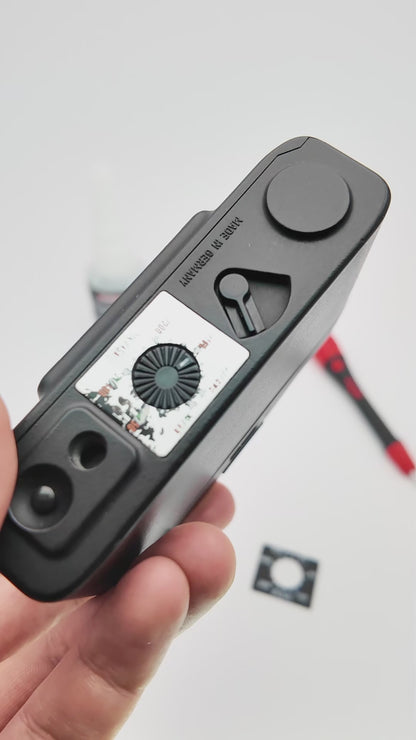 ISO badge replacement (2 pieces) for Minox 35 GT, GL, ML & EL