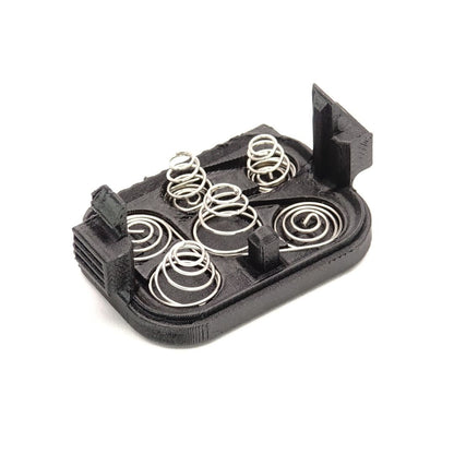 Battery compartment cover V2 Carbon-PETG for Minolta XM Motor, XK Motor