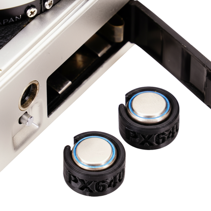 PX640 Batterieadapter für Minolta Hi-Matic E/F, Olympus 35 EC & Yashica FC/GX