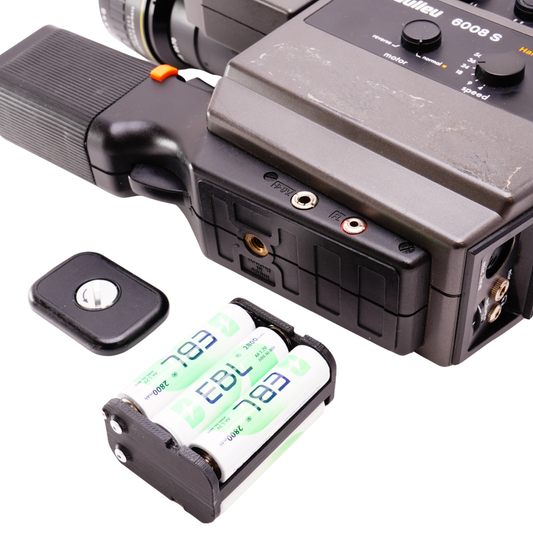 Adaptateur de pile pour Beaulieu 6008 / 7008 / 9008 (piles AA)