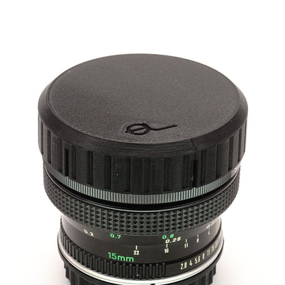 Cache d'objectif pour Canon FD 15mm 1:2.8 Fisheye (73mm)