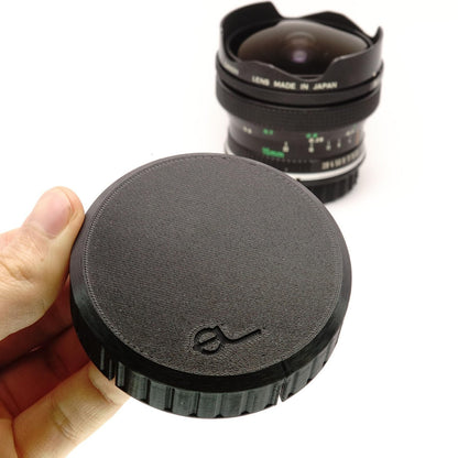 Cache d'objectif pour Canon FD 15mm 1:2.8 Fisheye (73mm)
