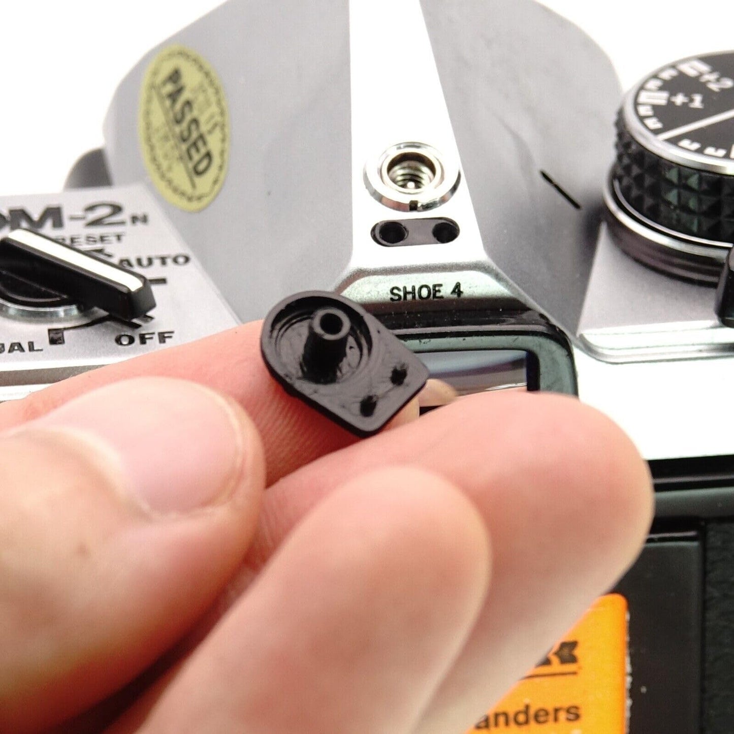 Flash shoe cover type 4 for Olympus OM-1n, OM-2n