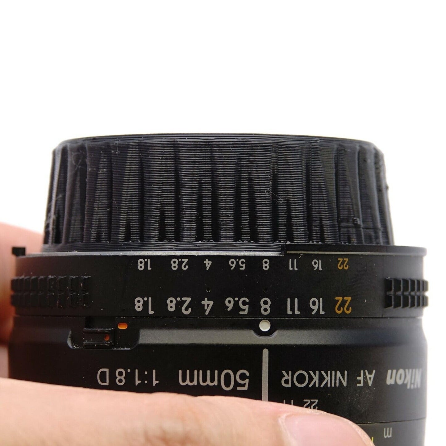 Tapa trasera de objetivo Nikon F Mount para Nikkor AI, AI-S y AF