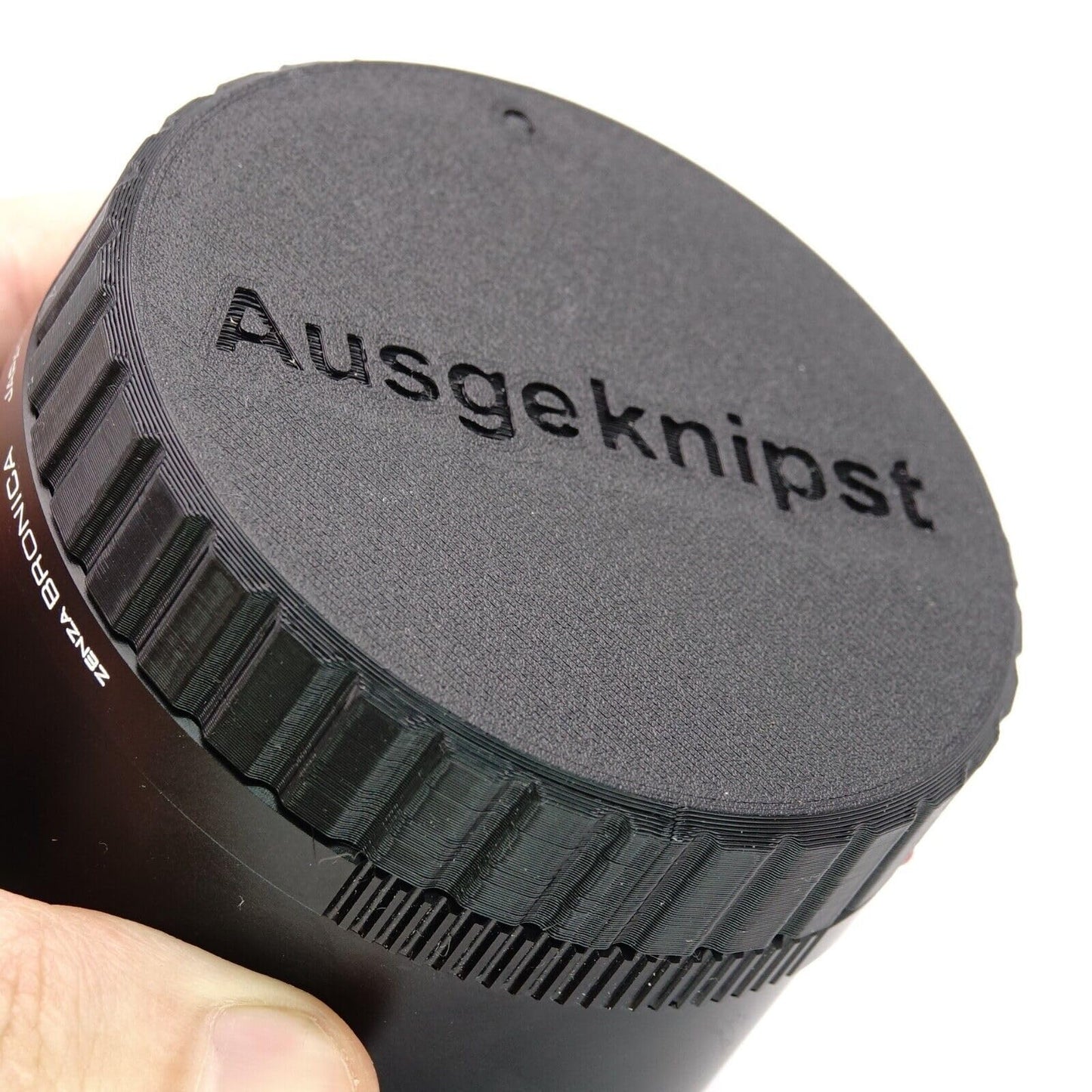 Tapa trasera de objetivo para objetivos Zenzanon Bronica ETR ETRS ETRSi