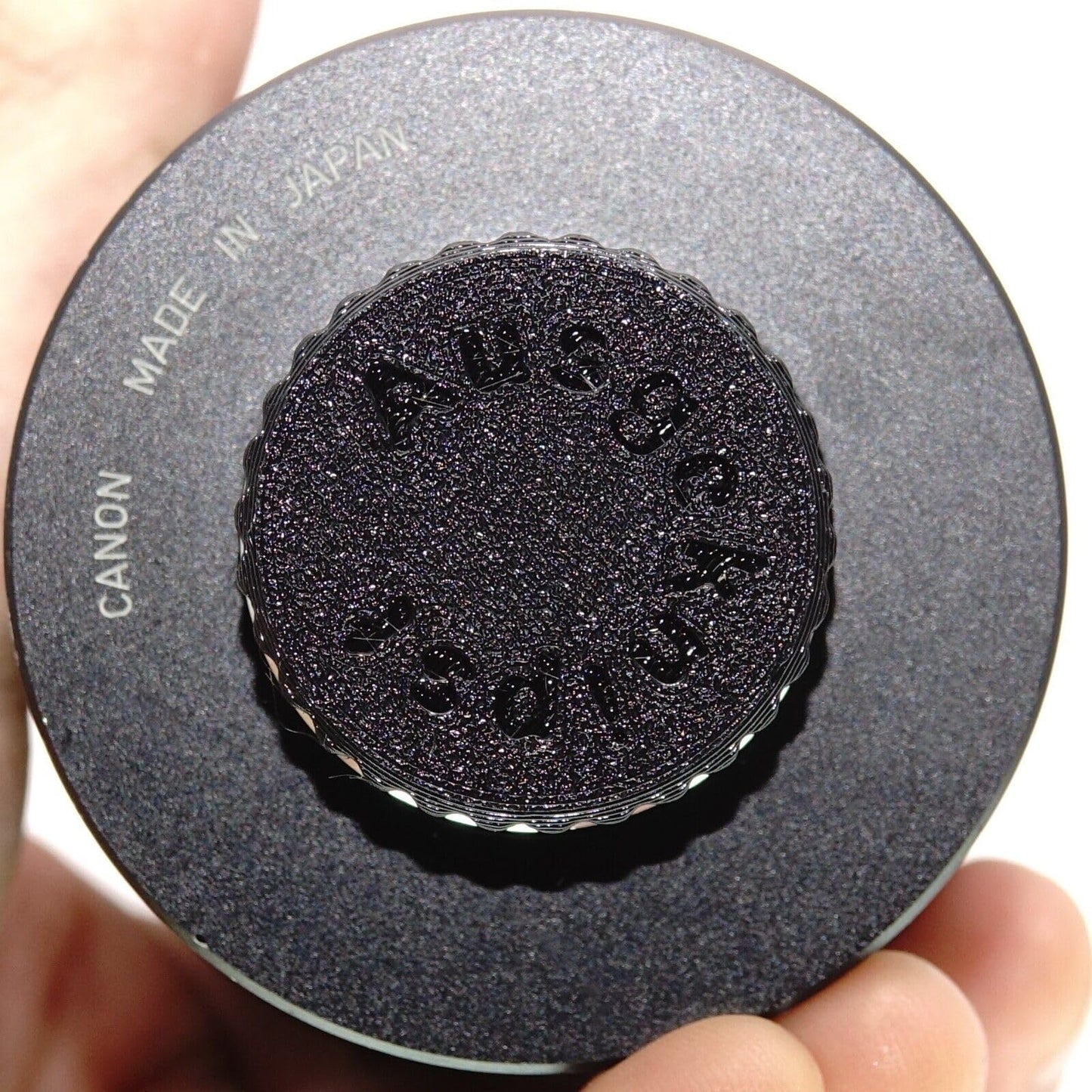 Cache arrière d'objectif C-Mount pour objectifs CCTV, cinéma et vidéo