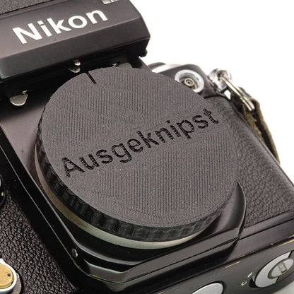 Couvercle de boîtier pour baïonnette Nikon F (F3, FM, FE, FA)