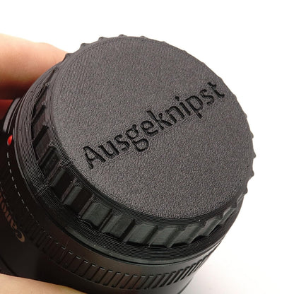 Cache d'objectif pour monture Canon EF (série L, STM, USM)