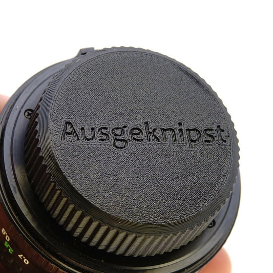 Cache d'objectif pour objectifs Minolta SR MC MD Rokkor