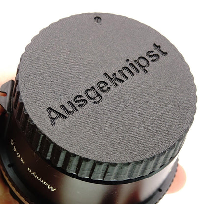 Tapa trasera para objetivos Mamiya 645 (C, N, A, AFD)