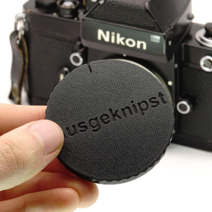 Couvercle de boîtier pour baïonnette Nikon F (F3, FM, FE, FA)