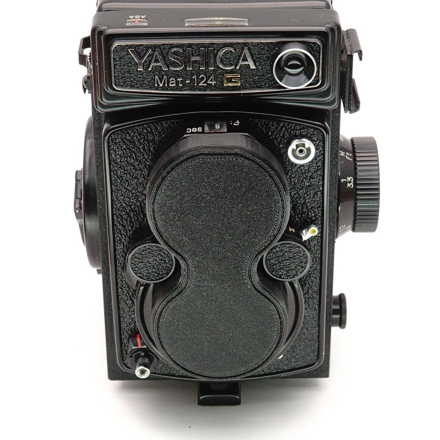 Doppel-Objektivdeckel (Bay 1) für Yashica Mat 124G & Rolleiflex